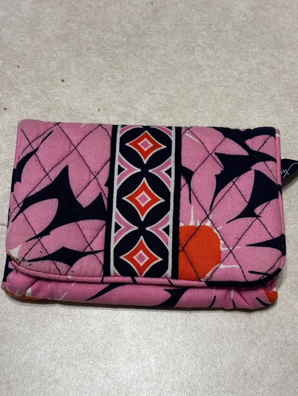 Vera Bradley Loves Me Pouch Folding Wallet Kisslock Coin Purse, like new! - Picture 4 of 6